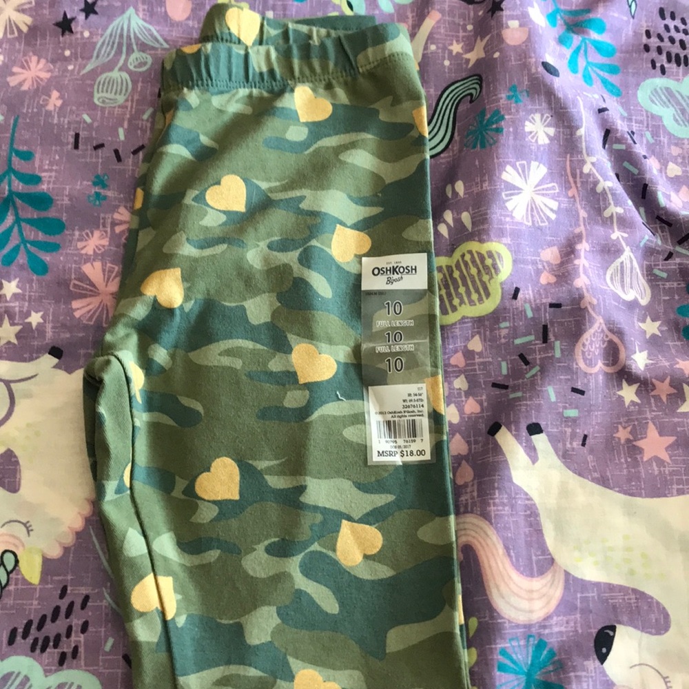Girls Camo Osh Kosh leggings